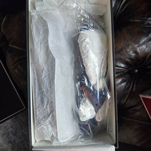 Gucci GG Monogram Leather Sandals /Flip Flops/ Slides shoes size 12 - Picture 3 of 8